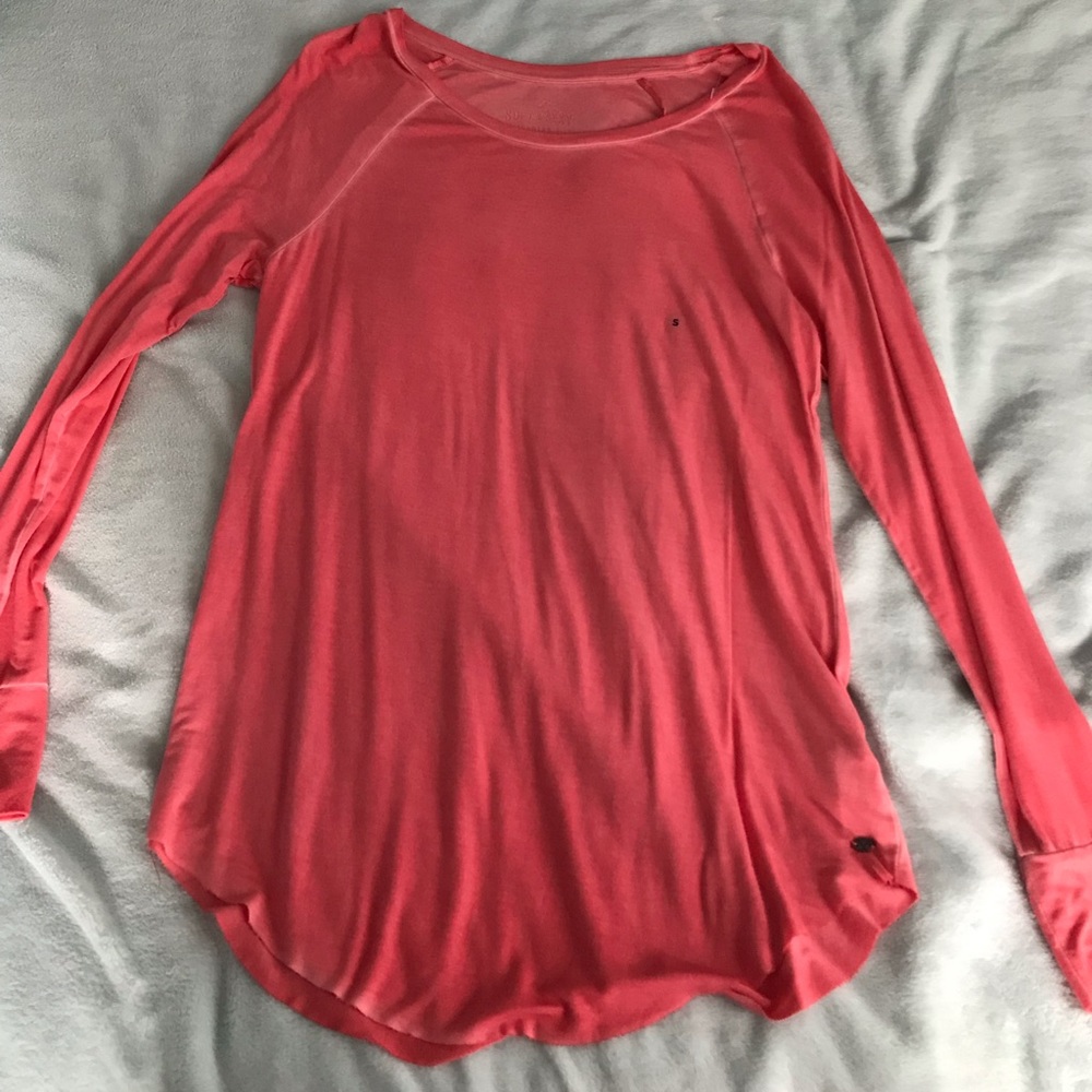 Coral pink long sleeve